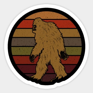 Bigfoot Retro Vintage Sticker